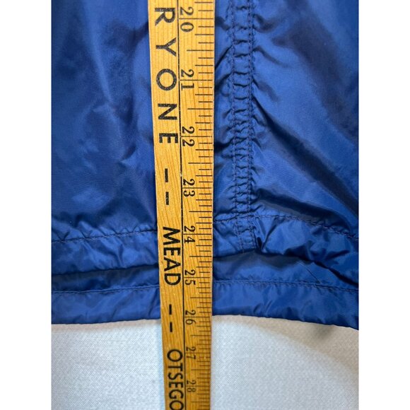 Jos. A. Bank Men's Nylon Packable Waterproof Hooded Jacket Sz M Blue Long Sleeve - Picture 10 of 13